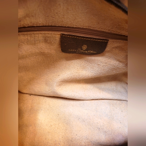 GUCCI Canvas Web Sherry Line Boston Vintage Bag - Picture 6 of 6